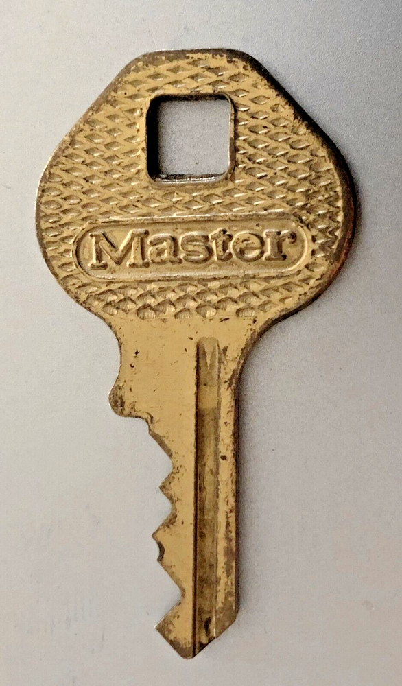 Vintage Master Lock Co Brass Key (Key Only)
