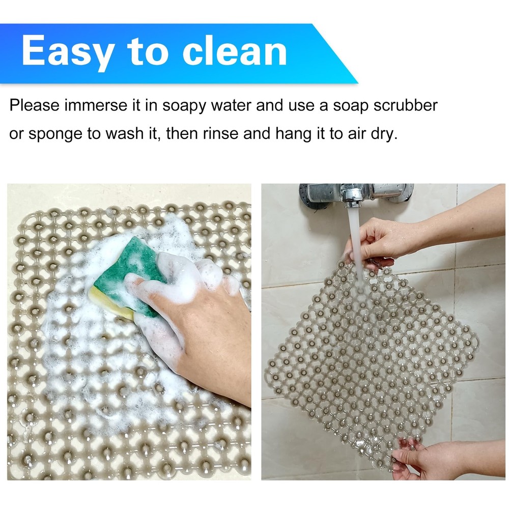 2 Pack Kitchen Sink Mat Plastic Protect Mat PVC Eco-friendly Kitchen Adjustab...
