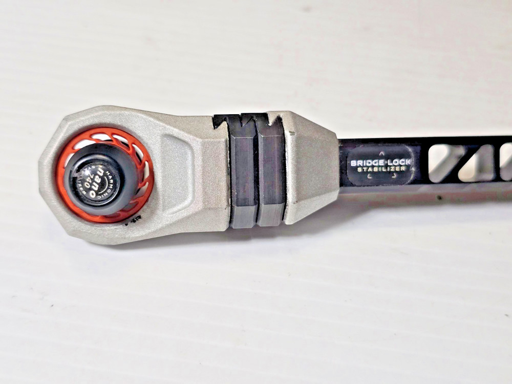 Mathews Bridge-Lock Stabilizer - 12" BLACK/SILVER