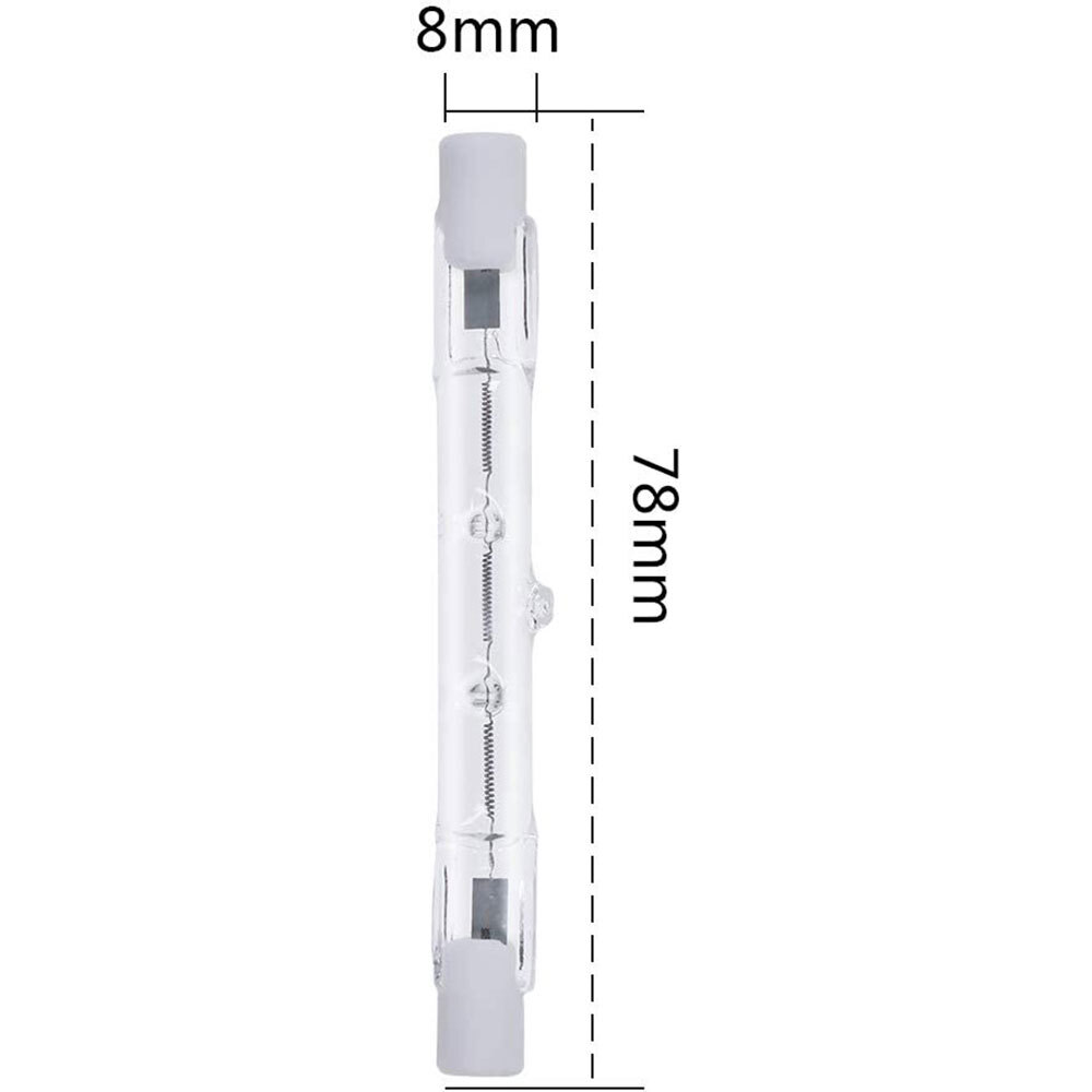 10X J Type 100W 100 Watt T3 120V R7S 78MM Double Ended Bulb Light AJ#