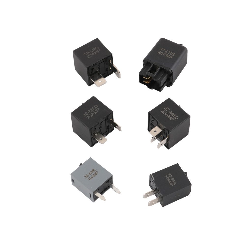 6 Piece Plastic Fuel Pump Relay Bypas Master Kit 9038