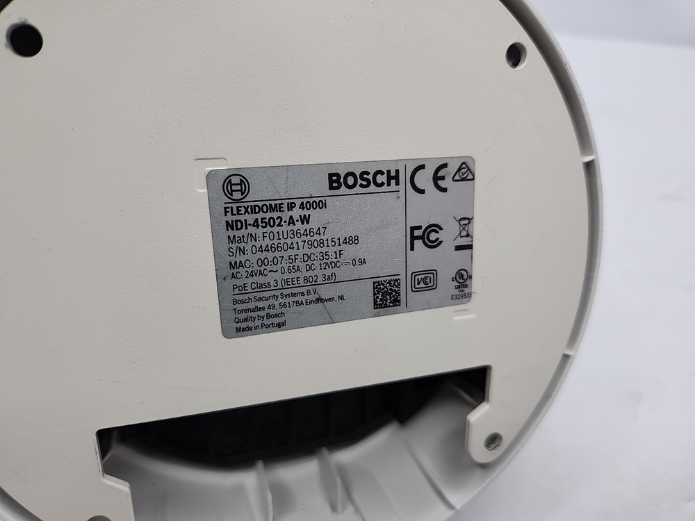 Bosch Flexidome IP  4000i Security Camera ( NDI-4502-A )