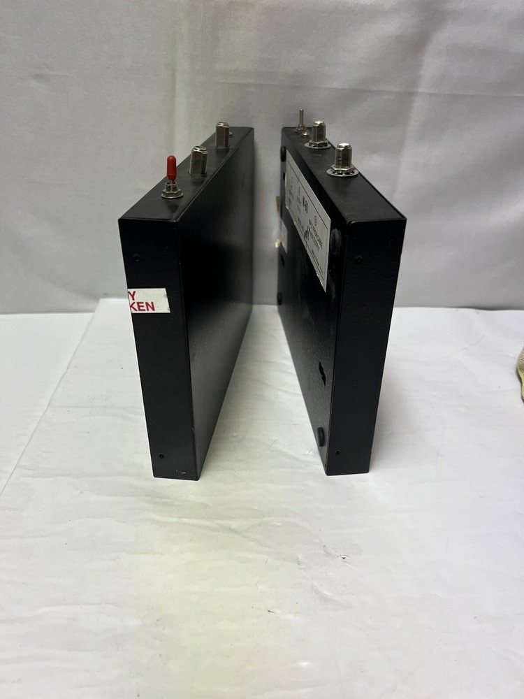 Set Top Coaxial Cable Boxes Unbranded Untested Toggle Switch Set of 2