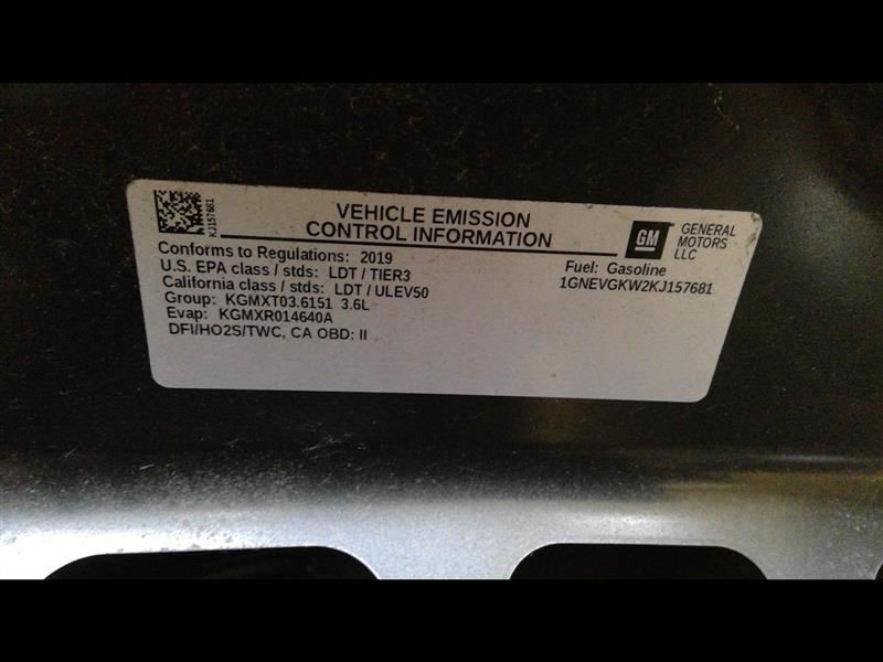 2019 TRAVERSE Active Air Shutter 409519