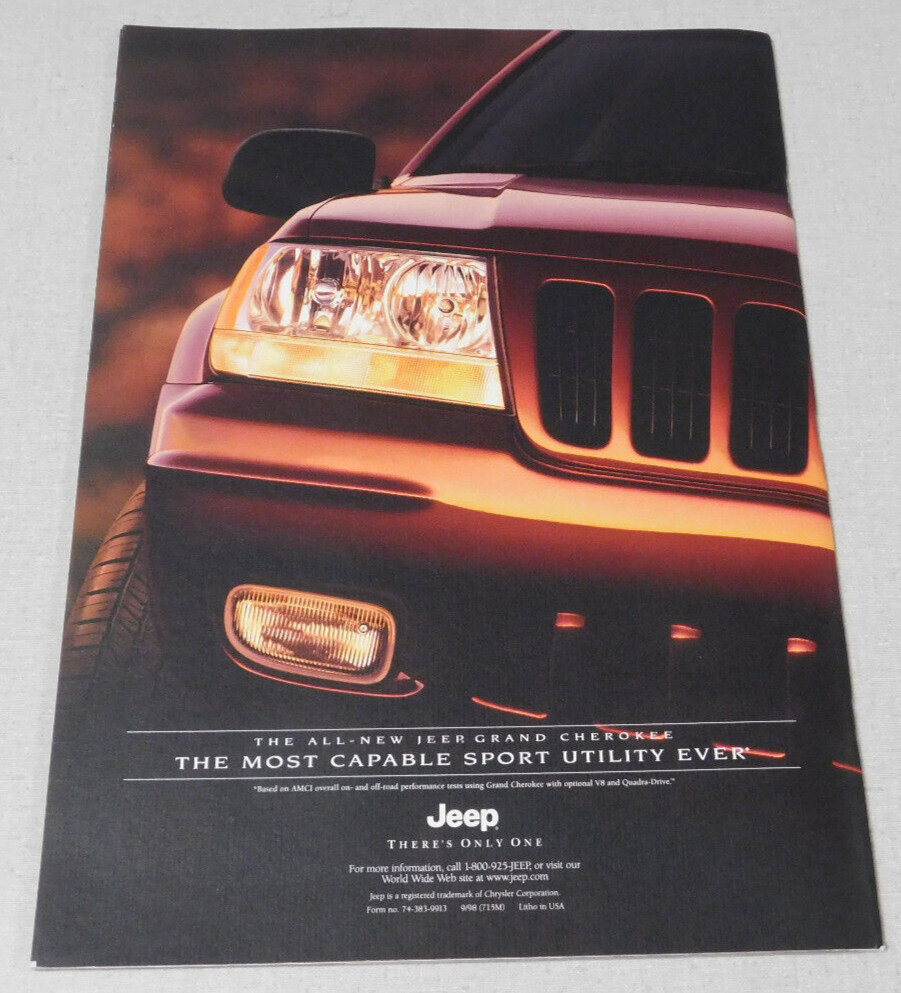 1999 Jeep Grand Cherokee advertising catalog