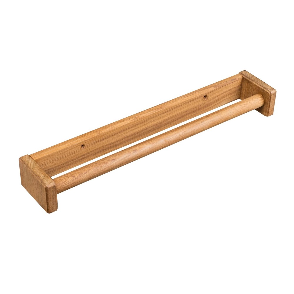 16 Traditional Solid Teak Towel Bar