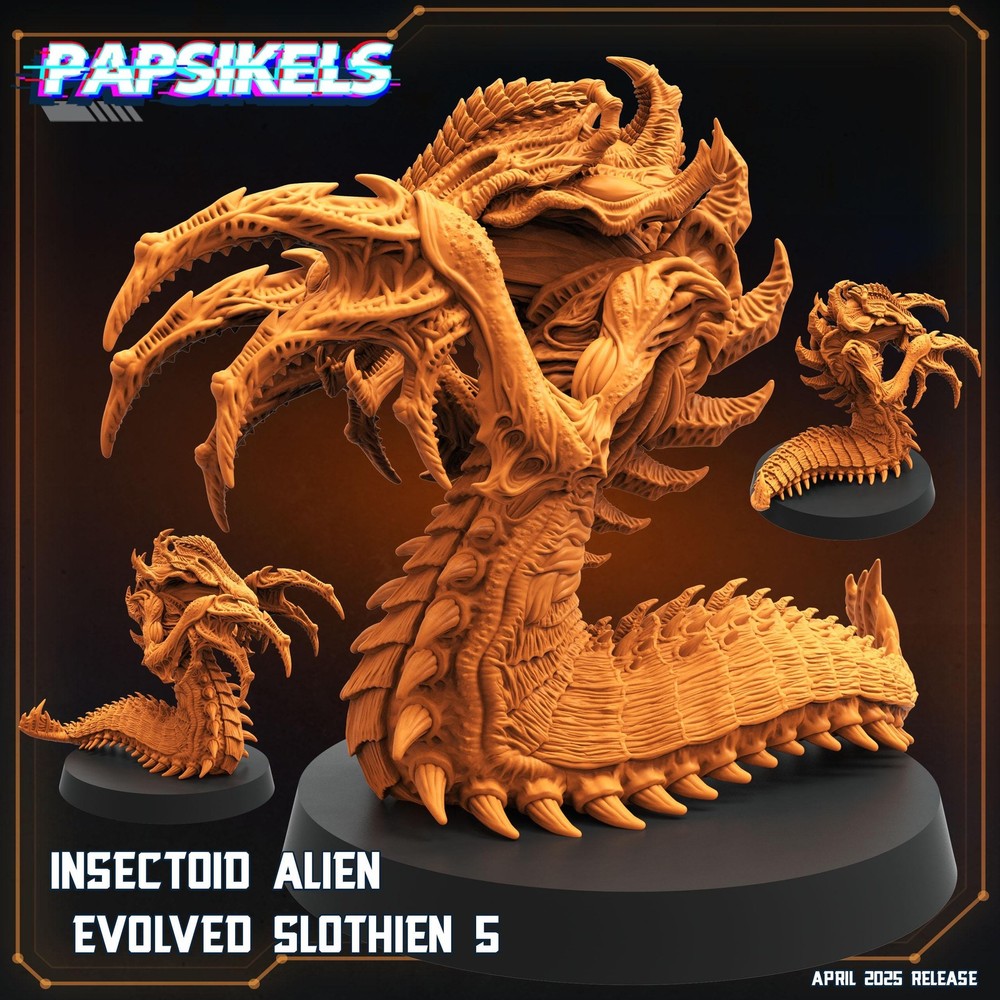 Insectoid Alien Evolved Slothien - 5