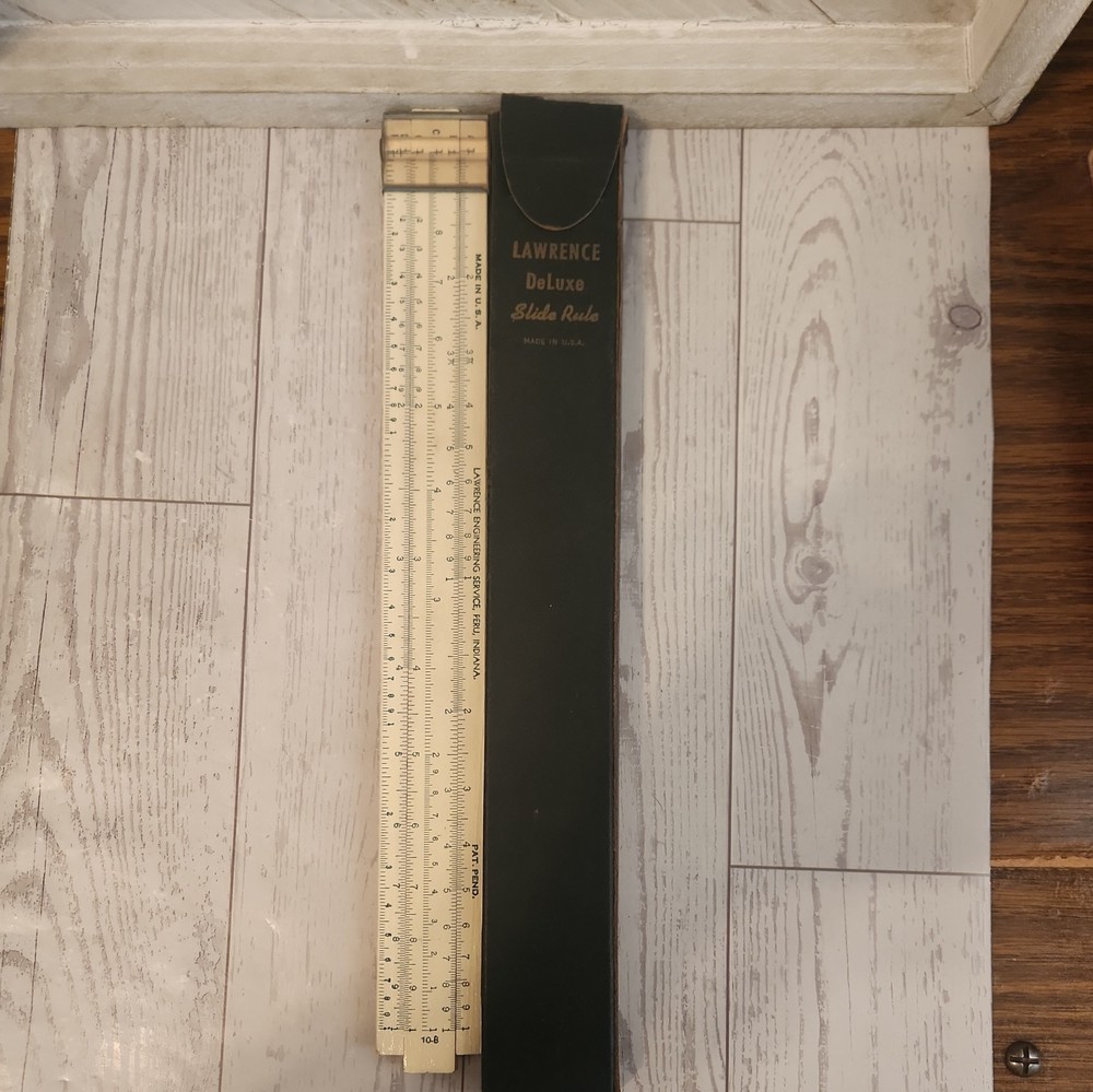 Lawrence Engineering Service Slide Rule Peru Indiana
