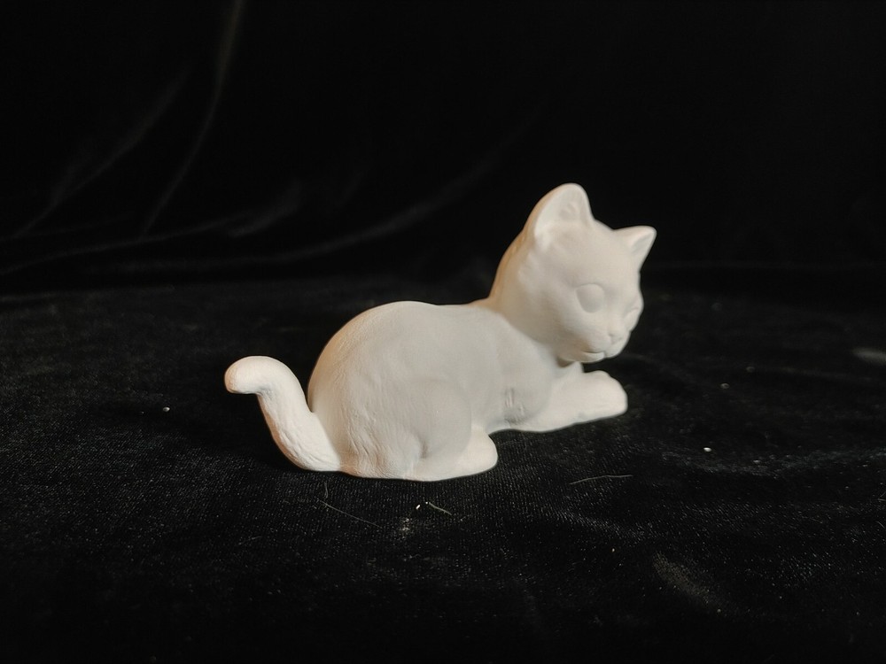 Cat / Kitten - Ceramic Bisque Ready to Paint