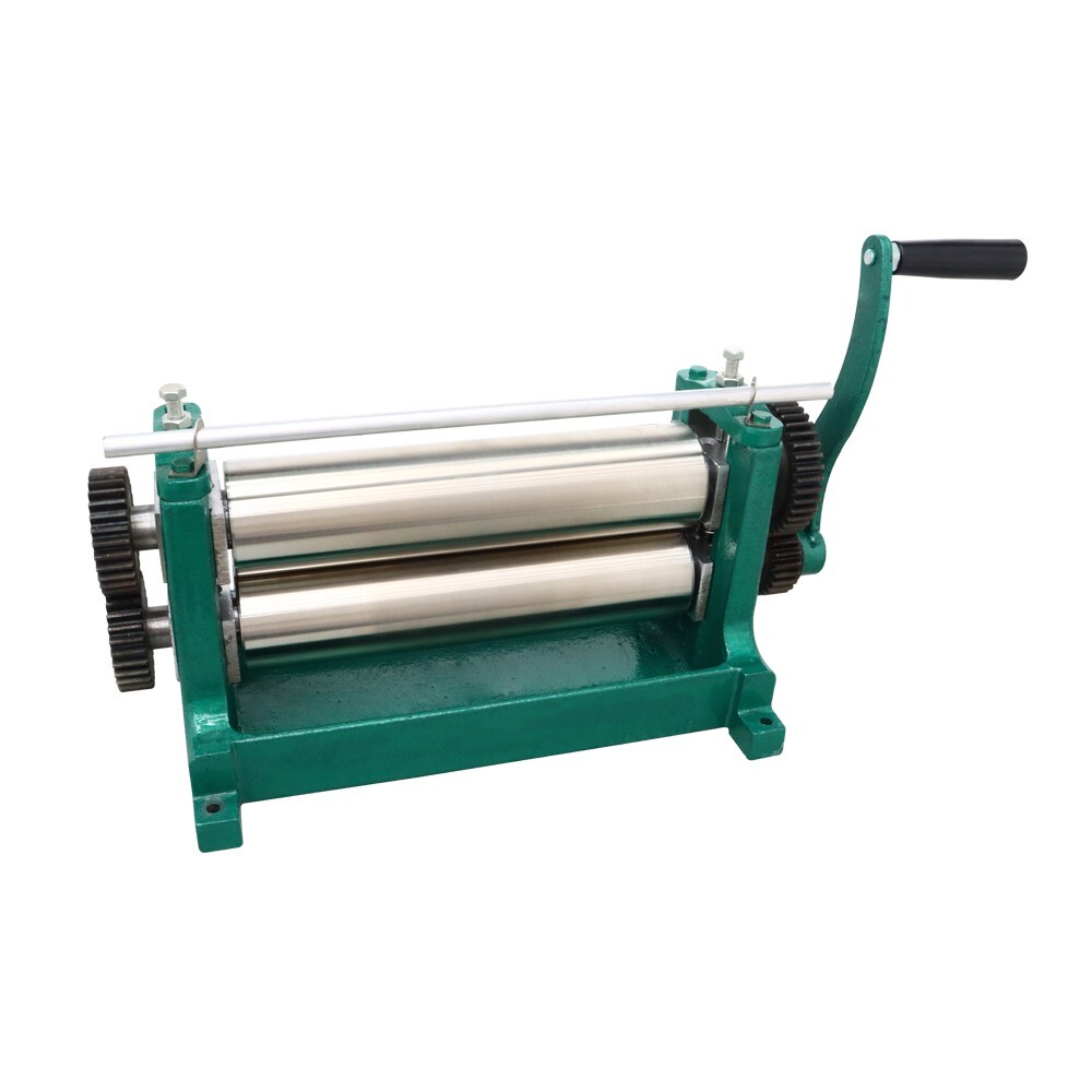 Manual Beeswax Rollers Foundation Milling Machine Honeycomb Sheets Mill 3.4"