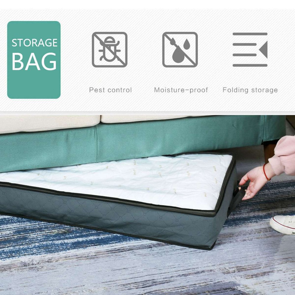 Under-Bed Organizer Under the Bed Storage Bag Box for Clothes Blankets Foldable