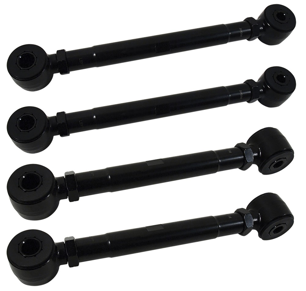 Corvette C4 Upper & Lower Spindle Control Rods - Adjustable W/Poly Bushings