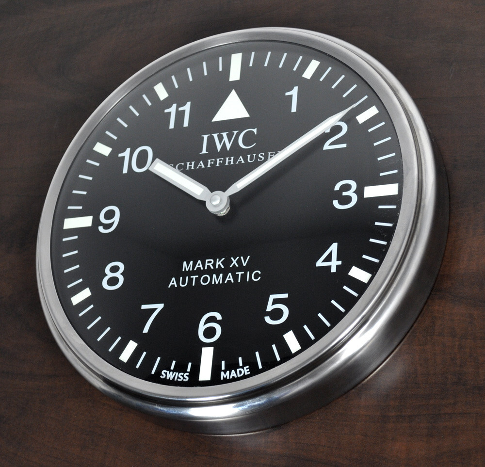 IWC SCHAFFHAUSSEN MARK XV HORLOGE MURALE CLOCK AUTOMATIC