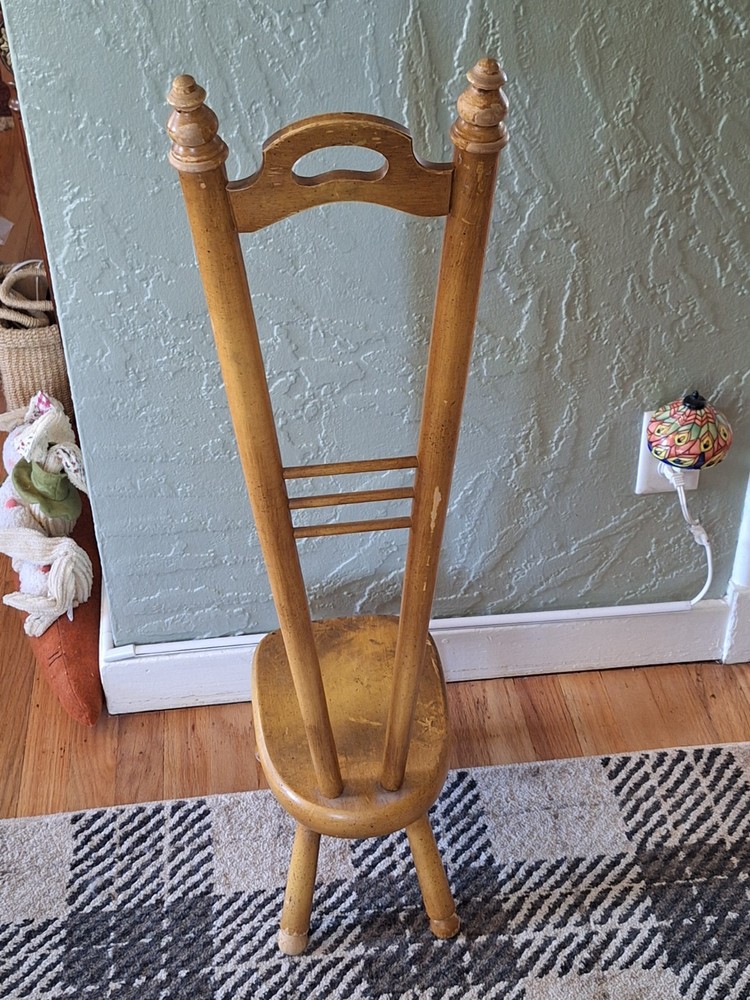 Vintage Tell City Step Stool Chair