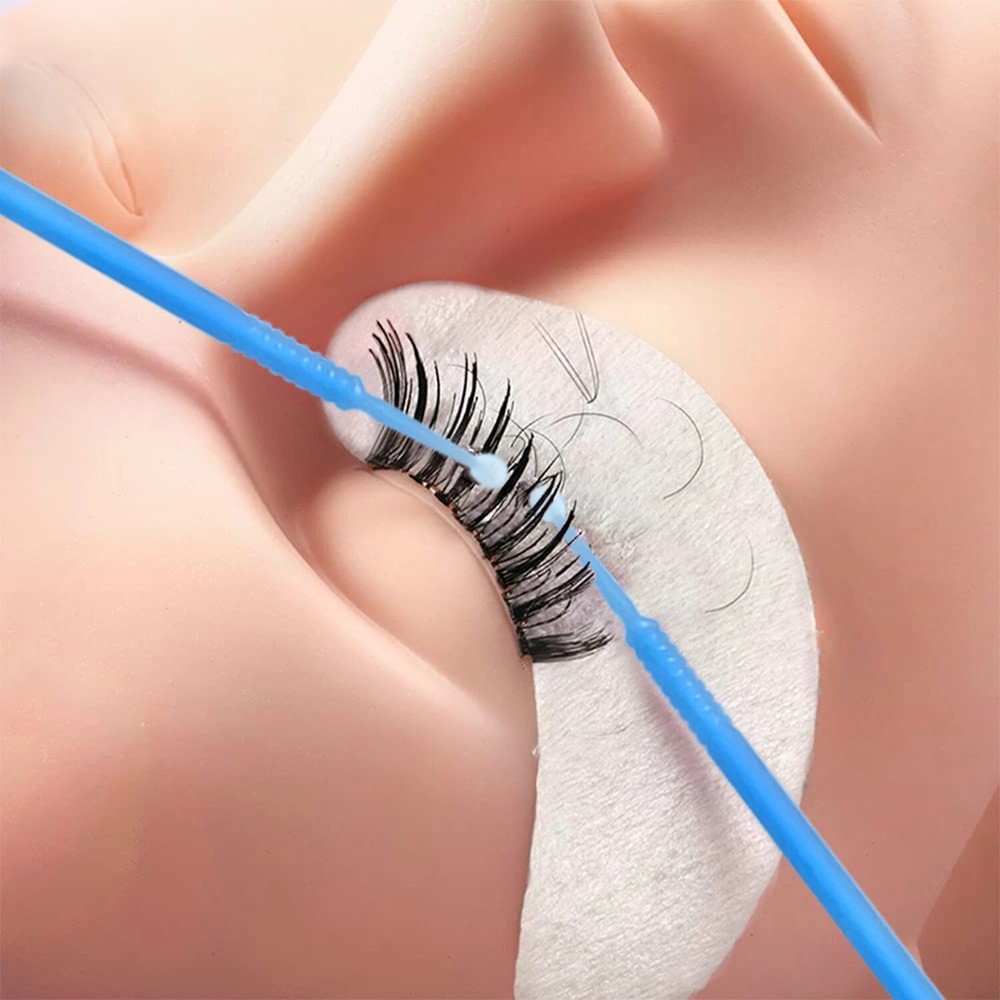 400Pcs Dental Micro Brush Microbrush Bendable Applicator Tips Regular Blue 2.5mm