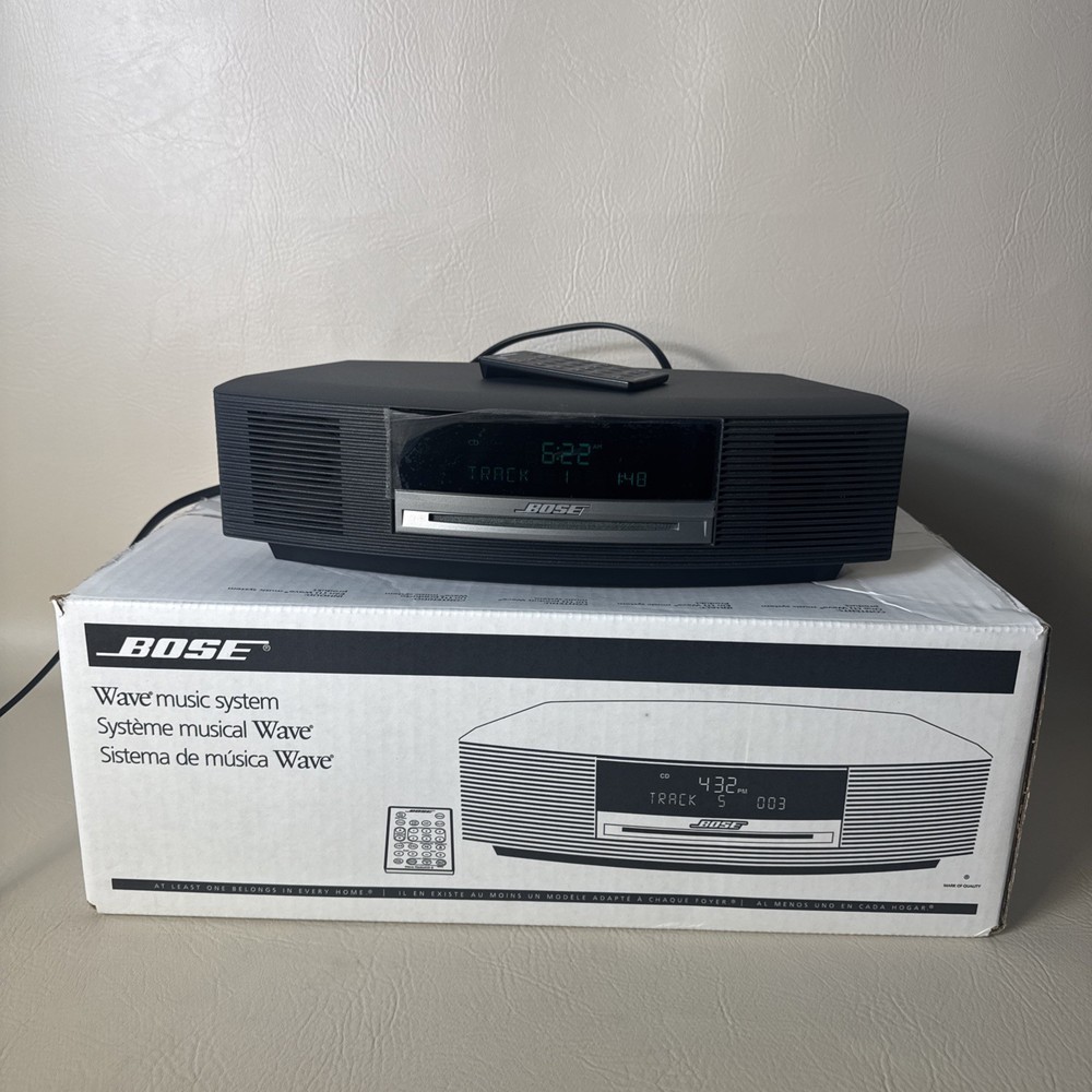 Bose Wave Music System III Black With Remote