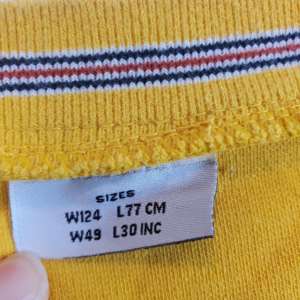 IKEA Employee Sweatshirt Sweater V Neck Pullover Yellow