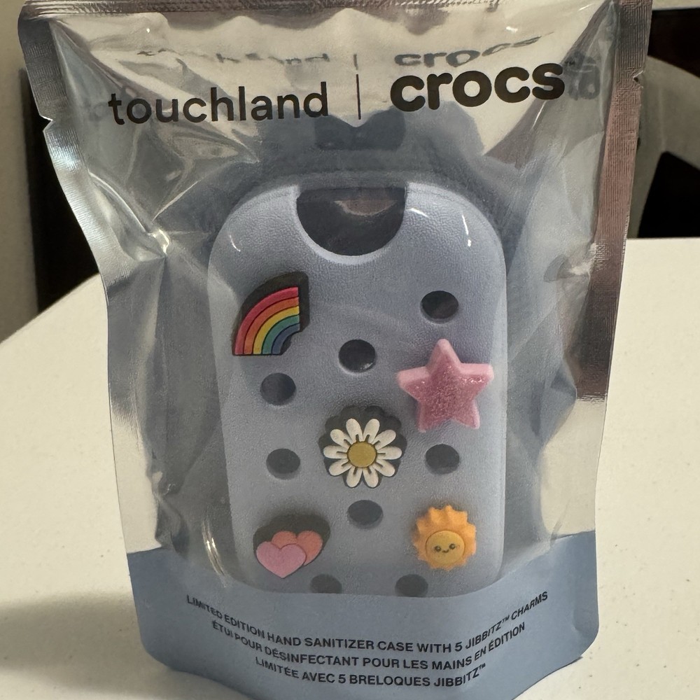 Crocs X Touchland Hand Case Blue Calcite NEW  💙