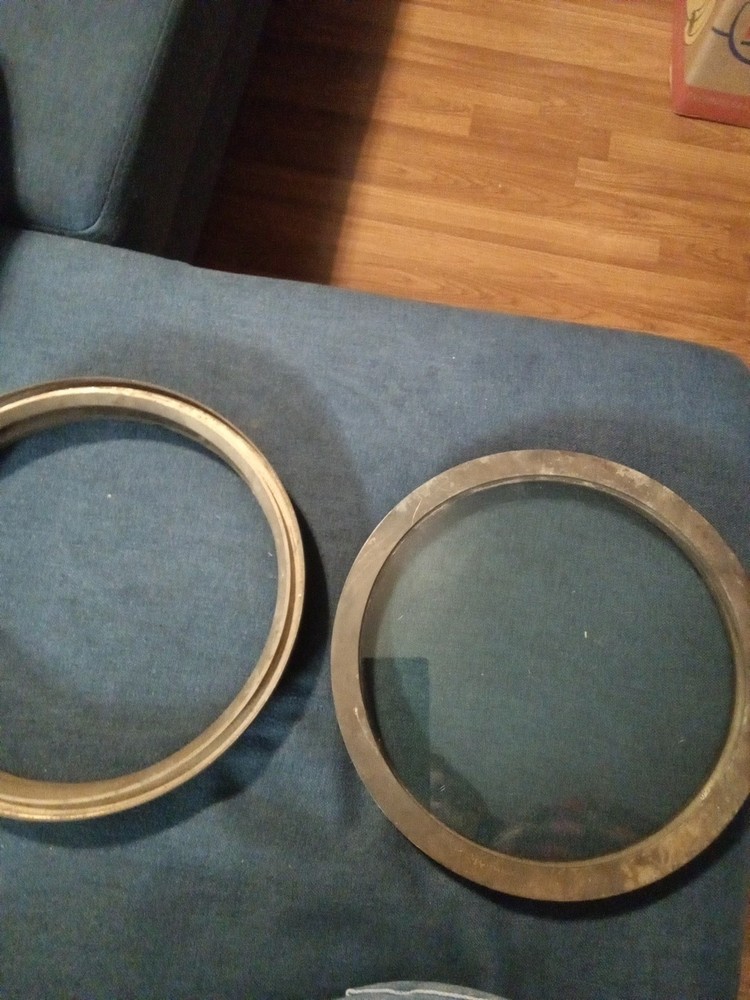 Solid Brass & Glass Industrial Cover 12in. Diameter
