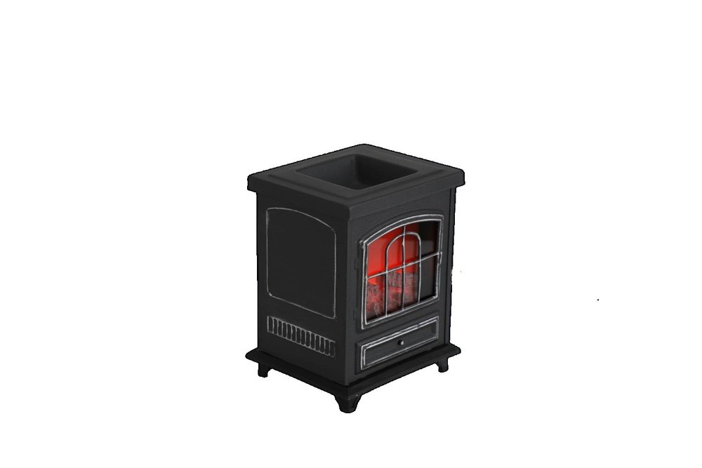 Wrm Fireplace, Black, Modern Style
