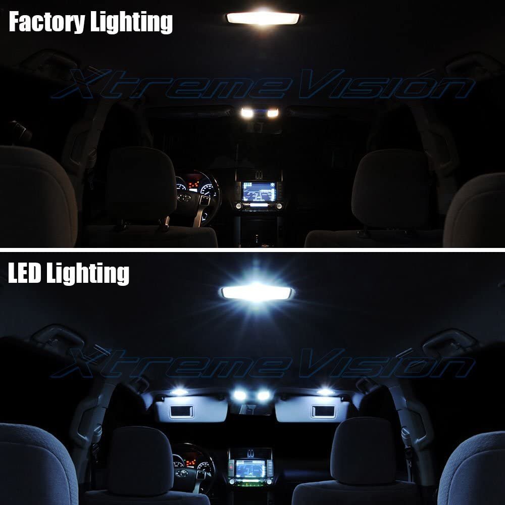 Xtremevision Interior LED for Lincoln Town Car 1998-2011 (10 Pieces) Cool...