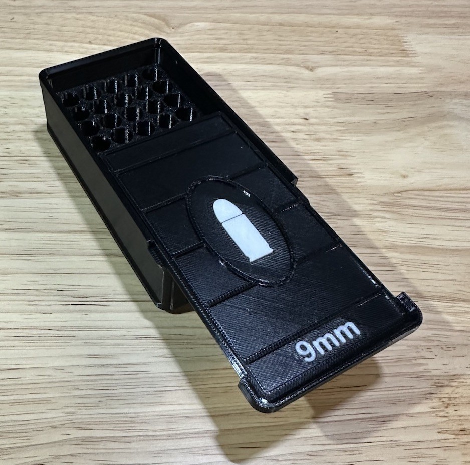 Stackable 9mm Ammo Box 50rd Capacity (3 Pack)