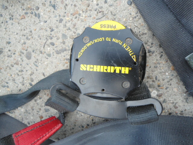 SCHROTH 5 Point Racing Harness (BLACK) USED