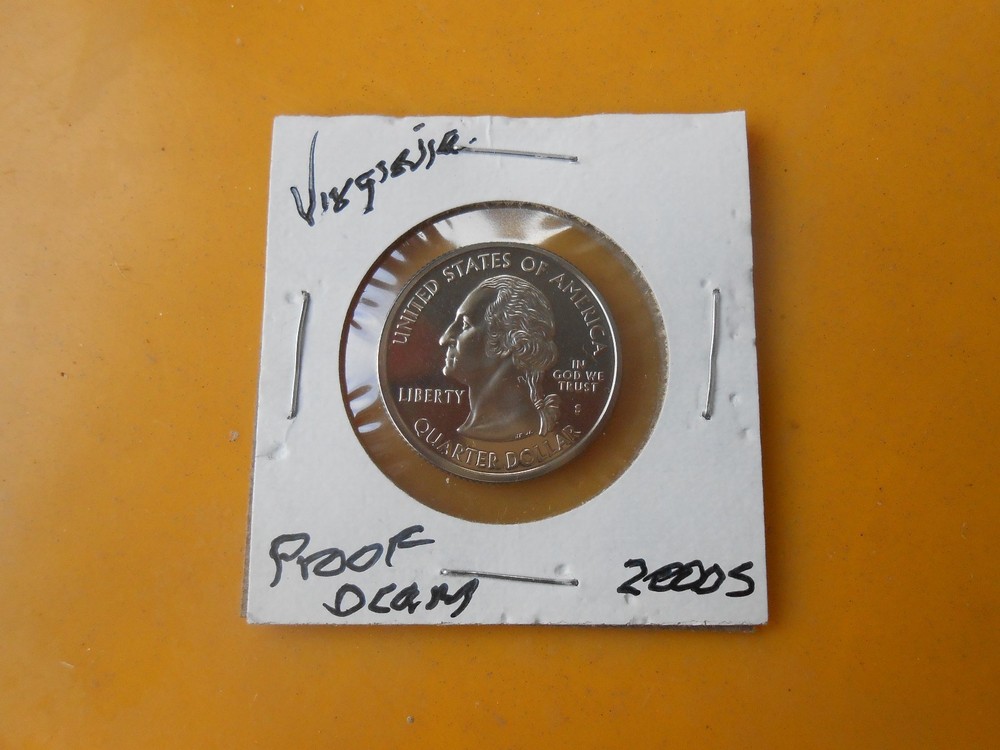 2000 S Virginia Proof DCAM. STATE QUARTER