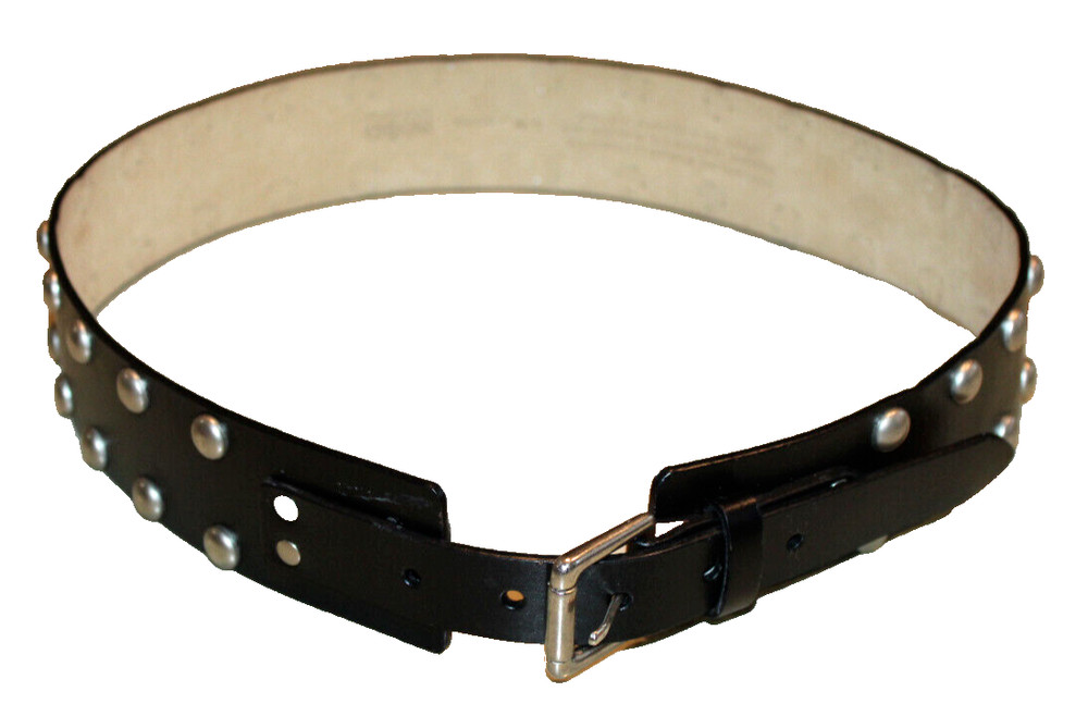 women's NoBo No Boundaries black & silver studded belt S/M adjustable
