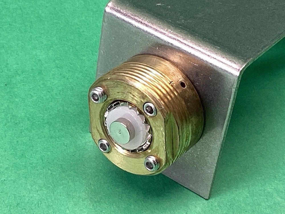 NMO Antenna Mount + Stainless Steel Bracket - Unknown Make - UNTESTED