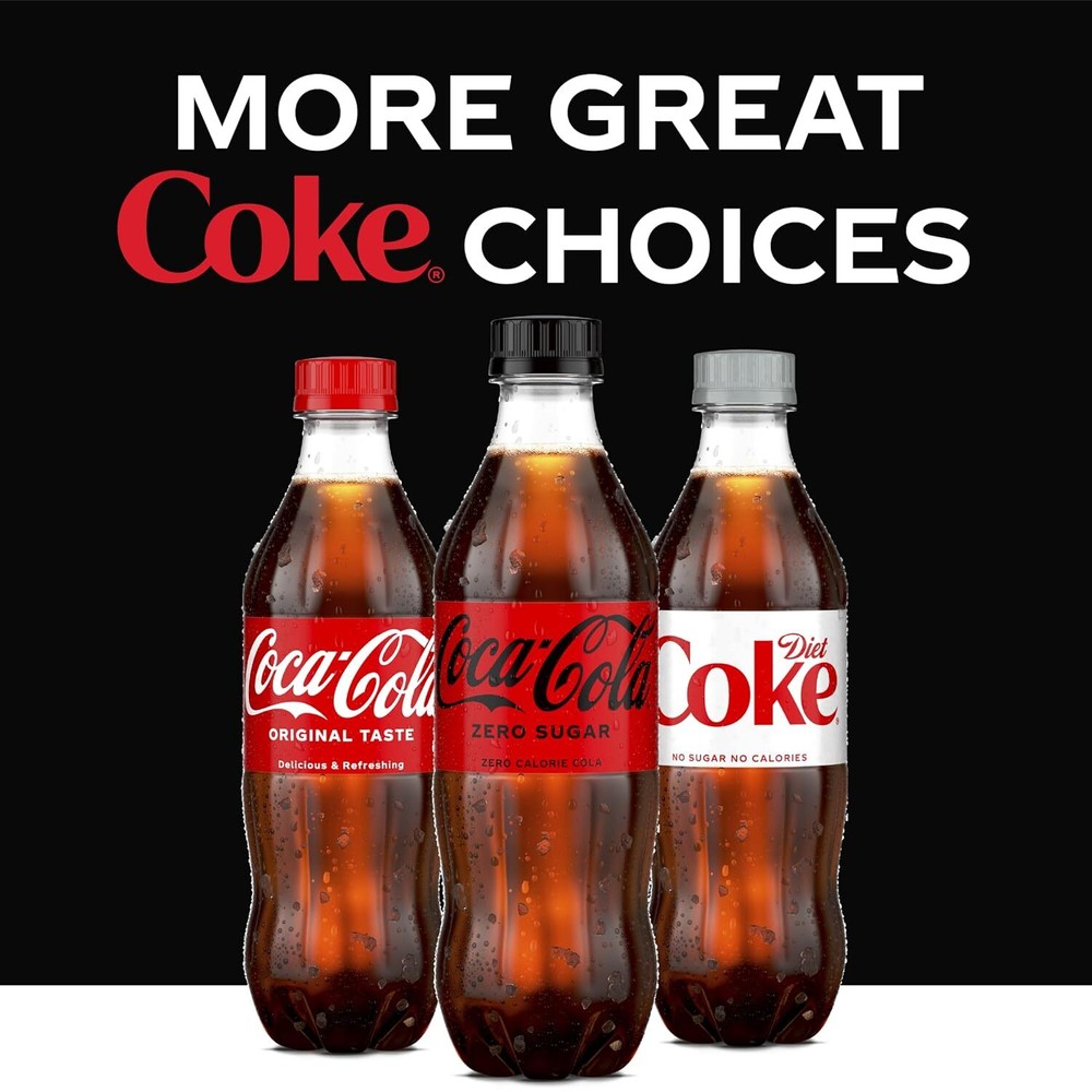 Coke Zero Sugar Diet Soda Soft Drink, 16.9 fl oz, 6 Pack