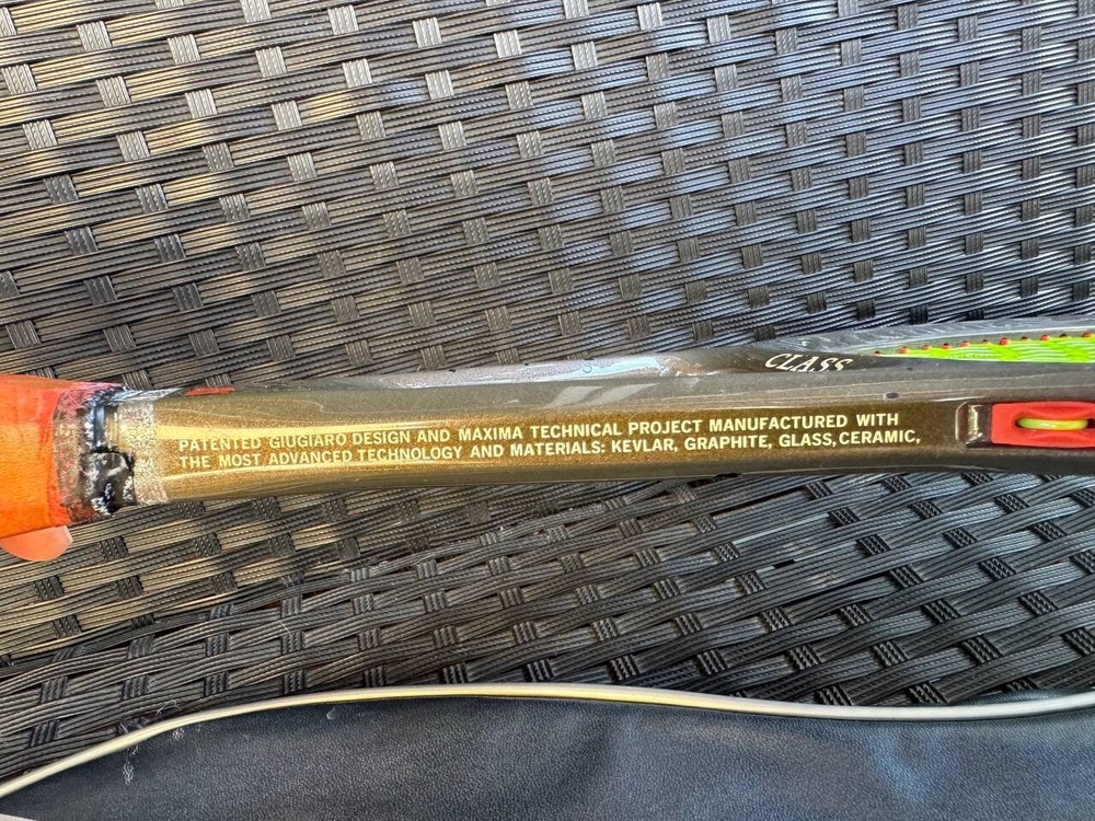 MAXIMA CLASS - JUGIARO DESIGN - RACKET - ORIGINAL GRIP AND LINING