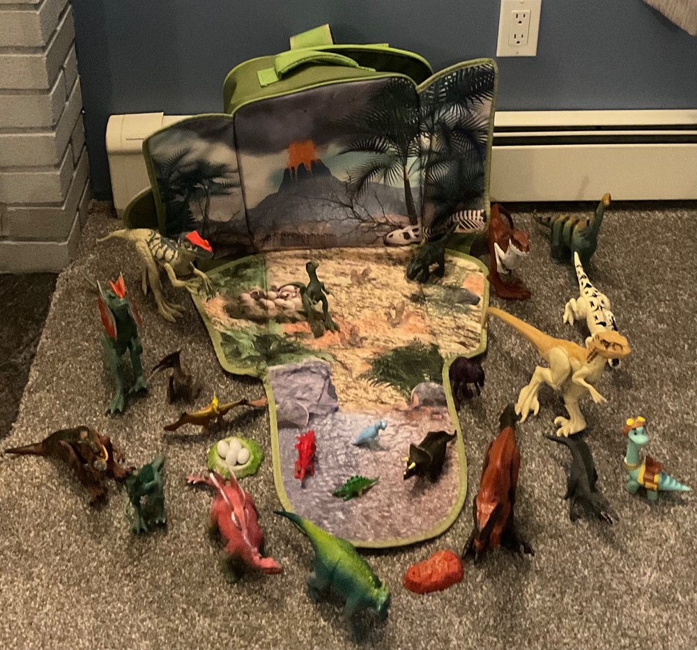 Lakeshore Learning Dinosaur Adventure Backpack Filled with DINOSAURS Read