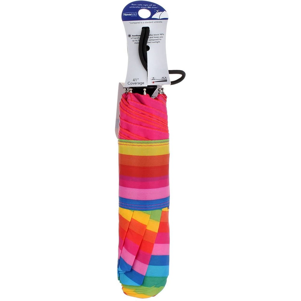 Rain&sun Auto Open Umbrella With Large 42" Coverage