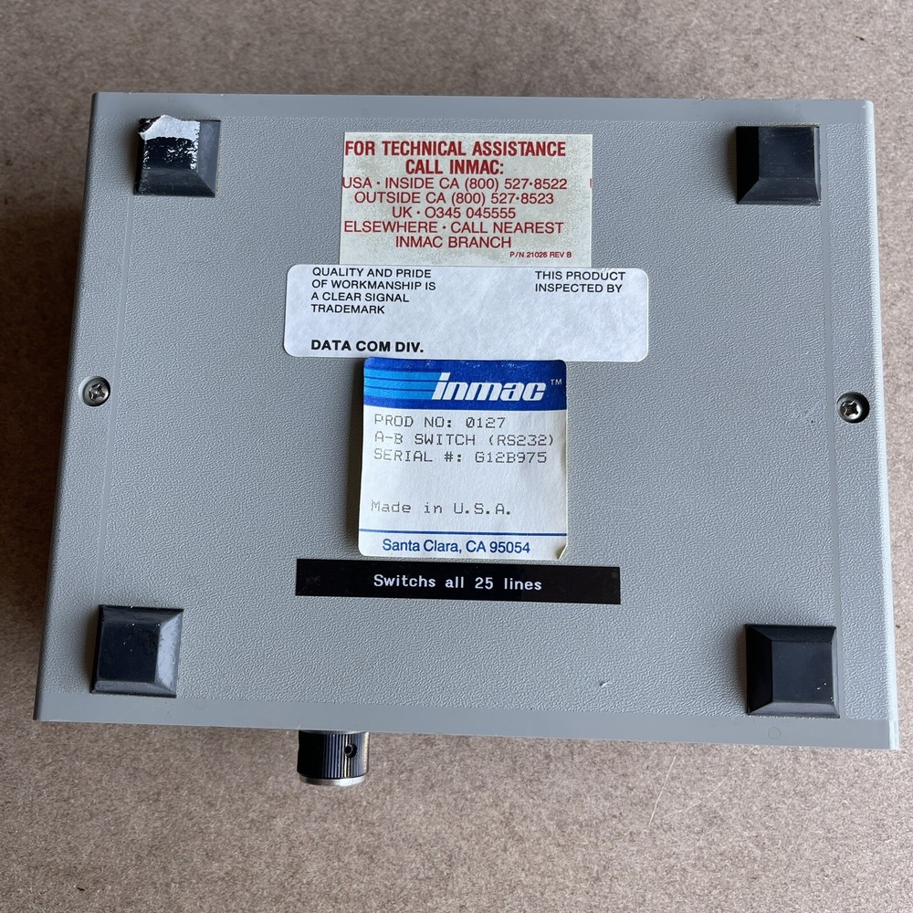 Vintage Inmac AB Switch RS232 (SR6)