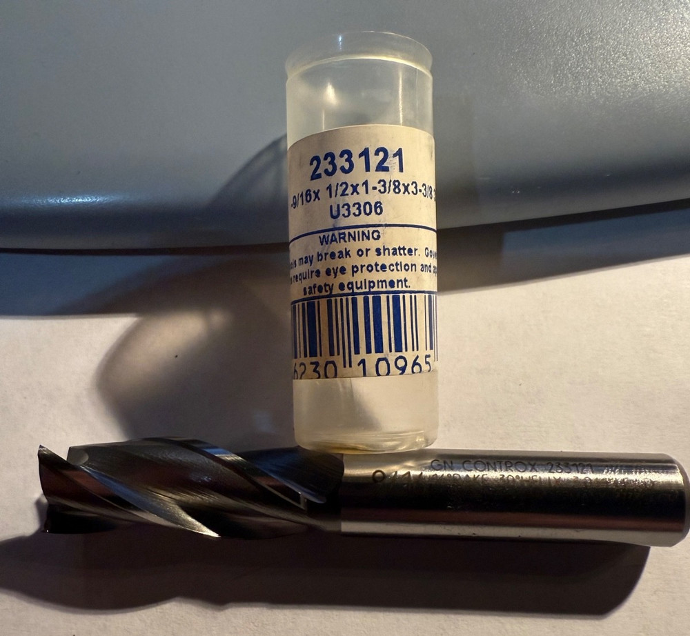 Controx Cobalt 9/16 3Fl Endmill #233121