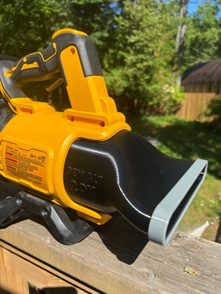Compact Flat Short Nozzle For DeWalt 20V DCBL722 Leaf Blower