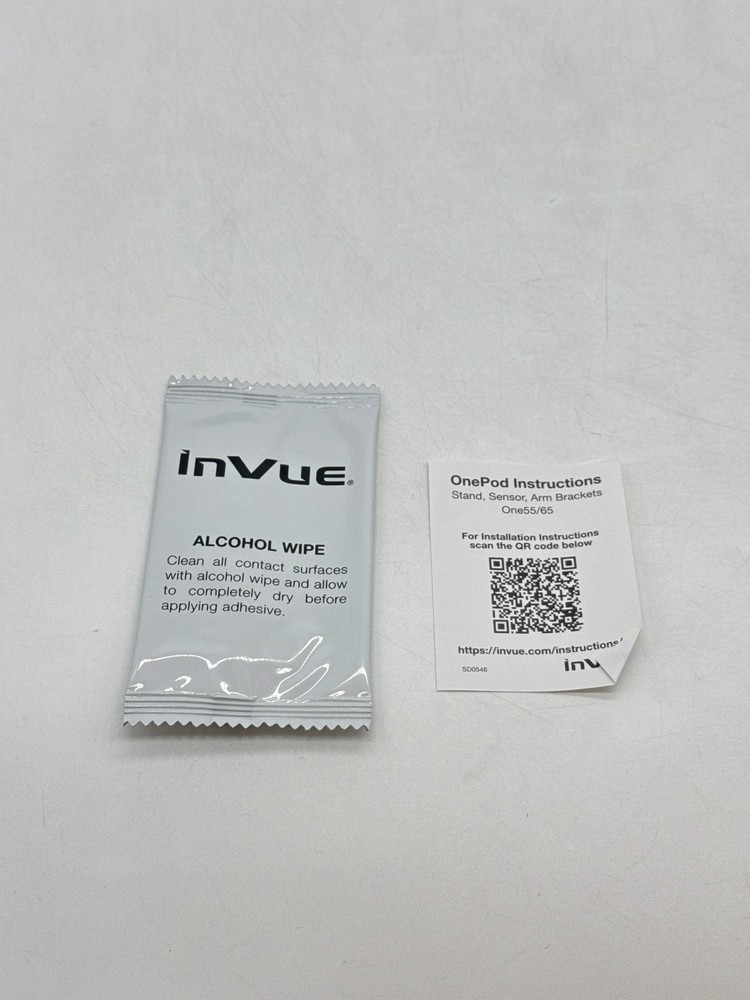 New InVue DBD100-W One 55 ANGLED STANDARD SECURITY BASIC STAND WHITE DBD100B20
