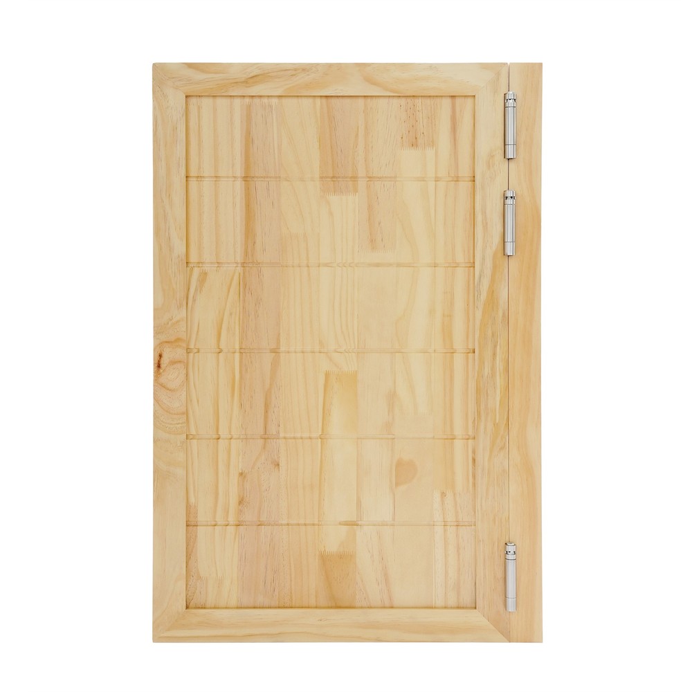 Partition Single-Door Leaf for Doorways w/ Doorpost & Hinge Multi-functional Use