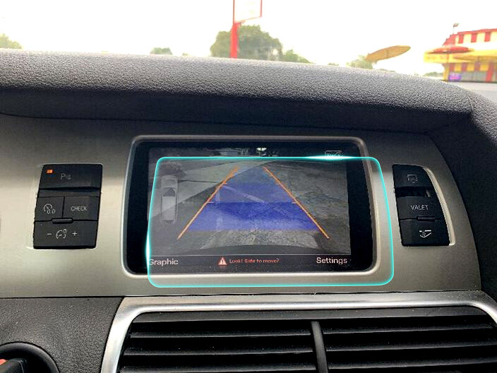 Crystal Clear Screen Protector for 2012 Audi Q7 Vehicle Navigation