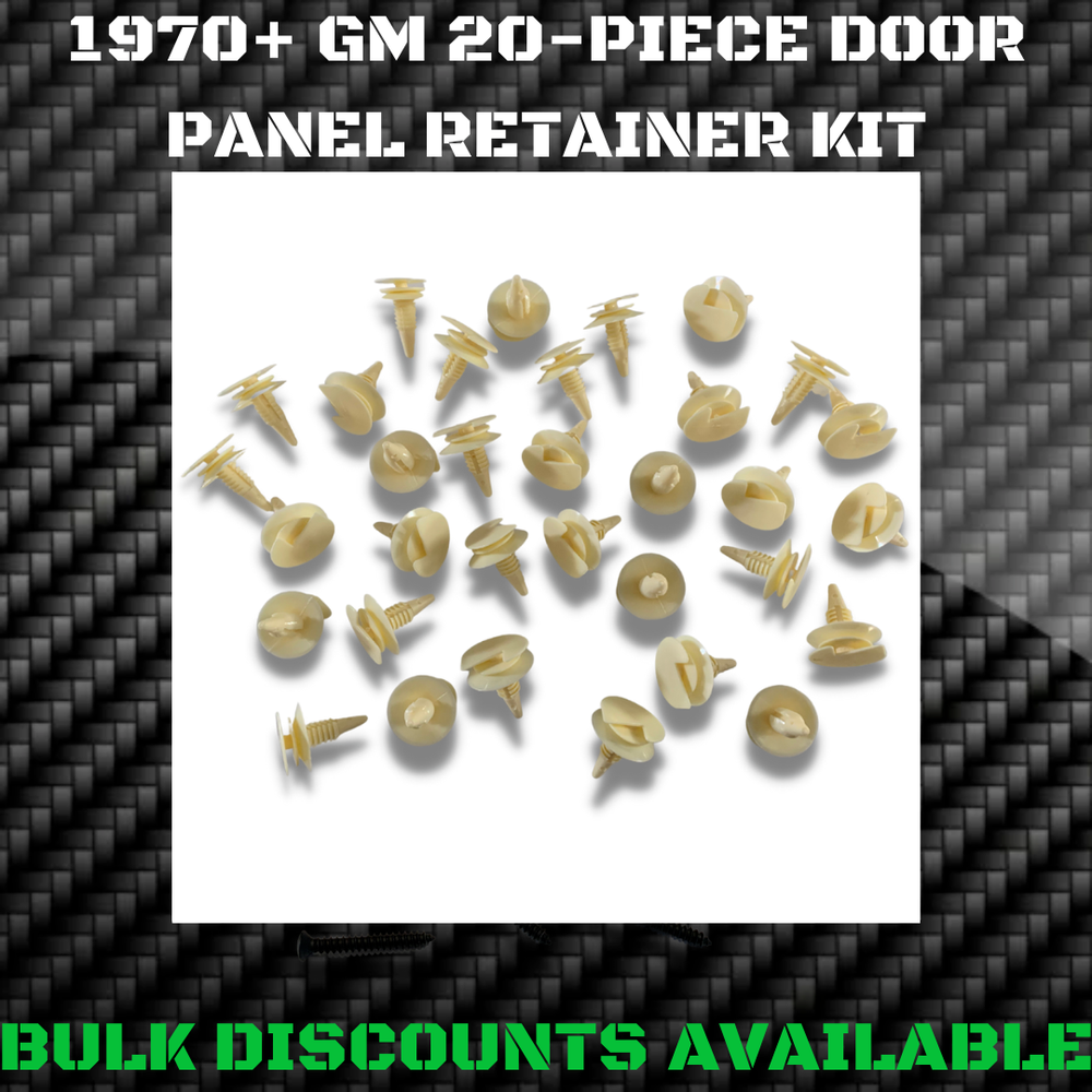 1970-2013 Silverado Interior Door Panel Buttons Clips Retainers Fasteners GM OEM