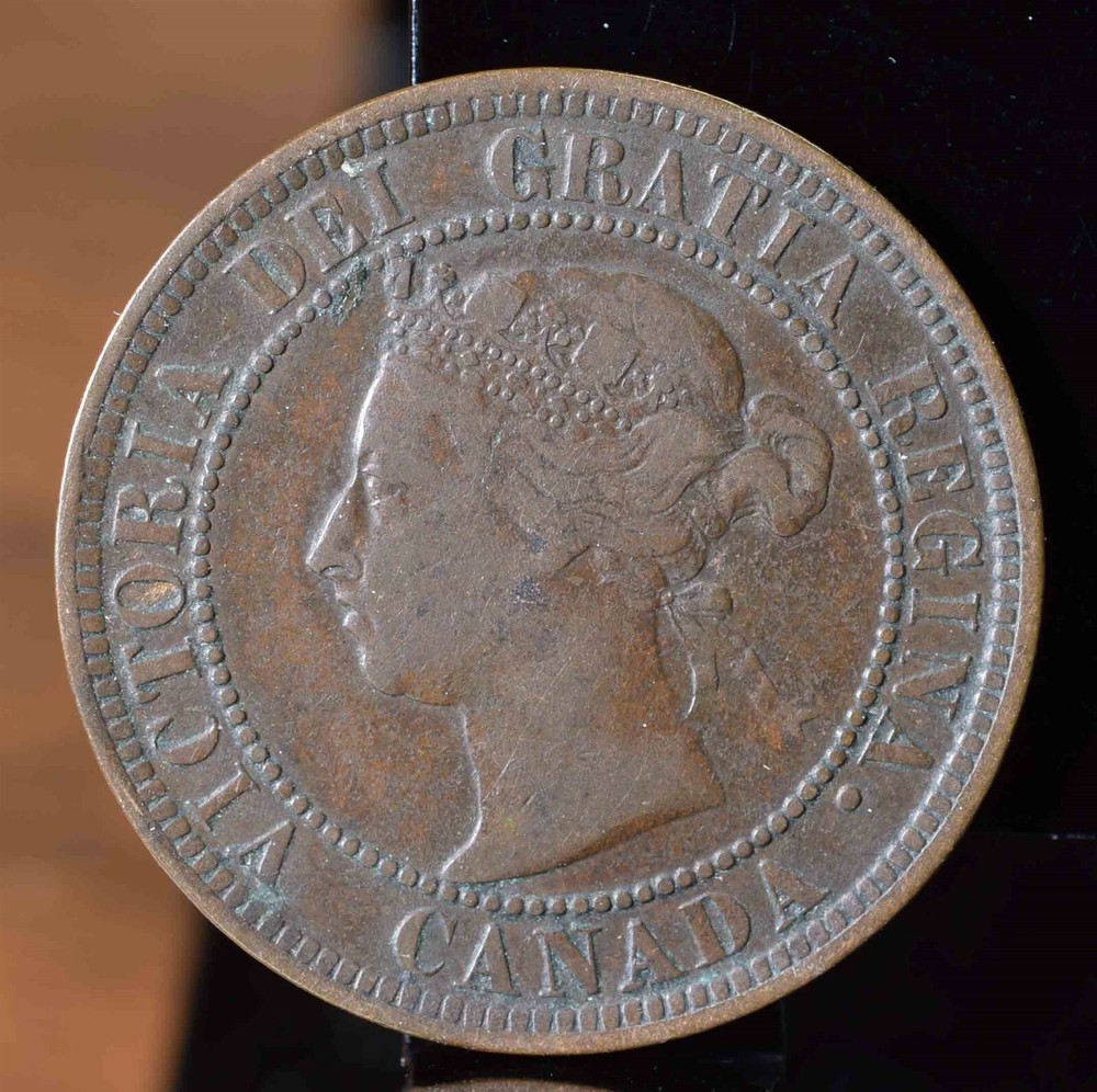 1891-LL/SP Canada One Cent - VF KM#7 $150
