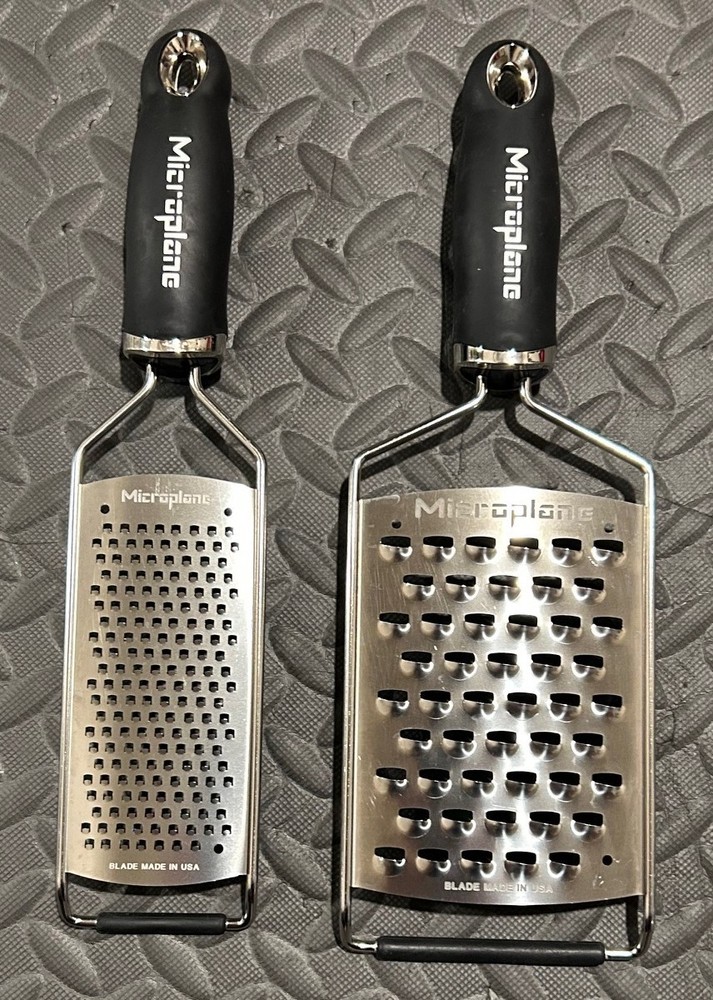 2 Microplane Graters - Coarse and Ultra Coarse
