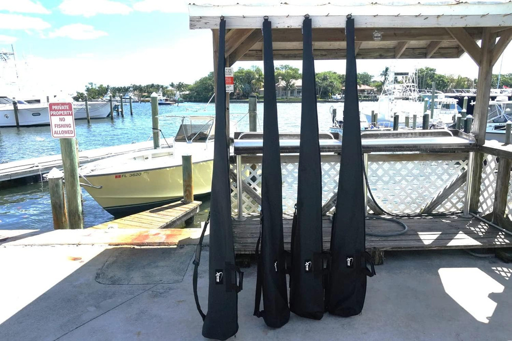 Xtreme Rod Bag - Canvas - Universal Fit,Black