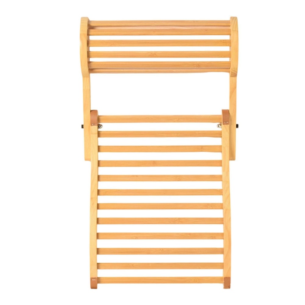 Wooden Sauna Backrest Pillow Practical Supplies Ergonomic Adjustable Angles S