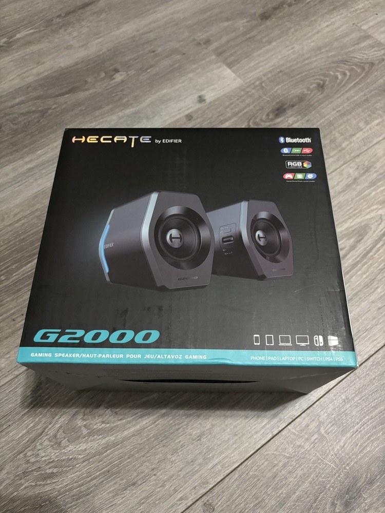 Edifier Hecate RGB Lighting G2000 Gaming Speaker With Bluetooth/AUX/USB-A