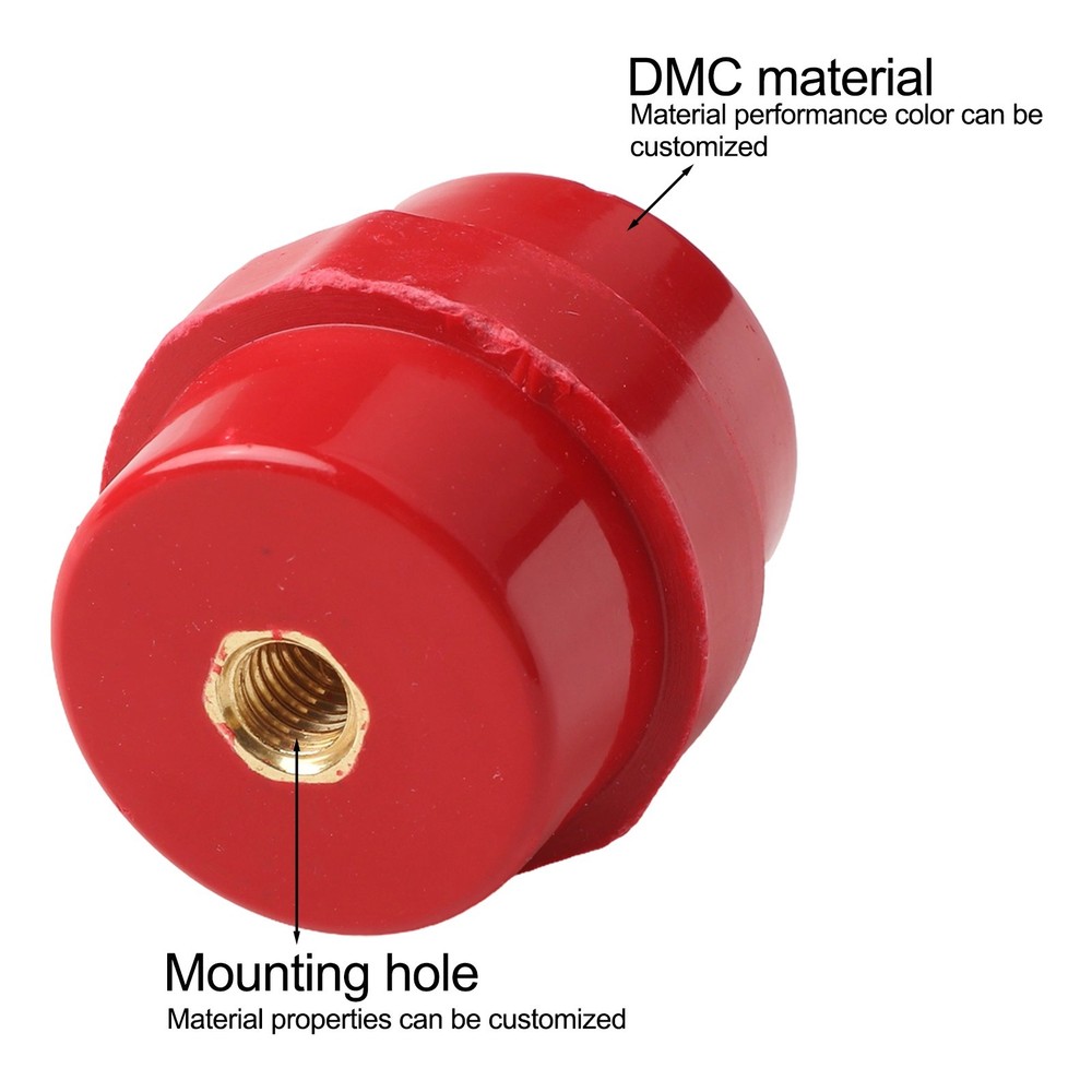10pcs BMC Busbar Insulators SM40 M8 Offering Effective Connection Solutions