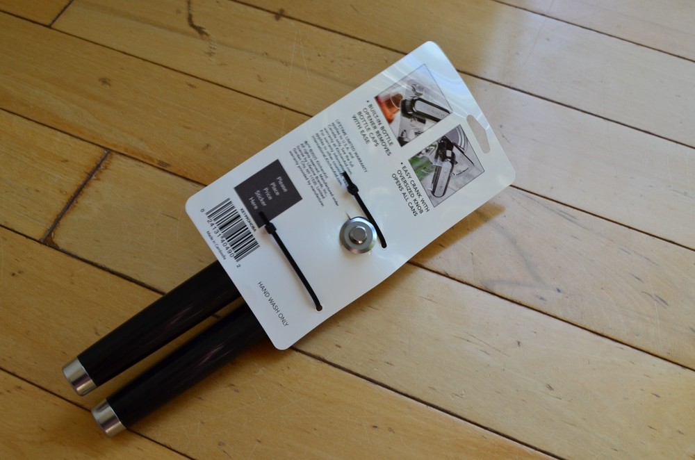 KitchenAid Stainless Steel Can Opener Black Handle