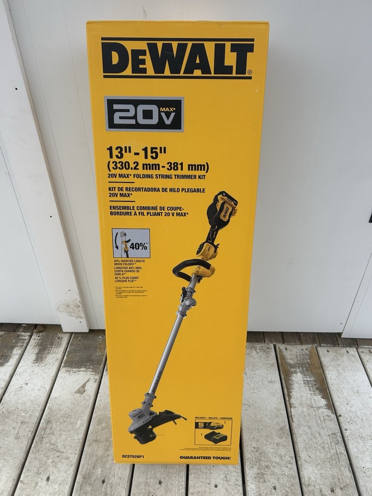 Dewalt DCST926P1 13”-15” Brushless String Trimmer Combo Kit NEW
