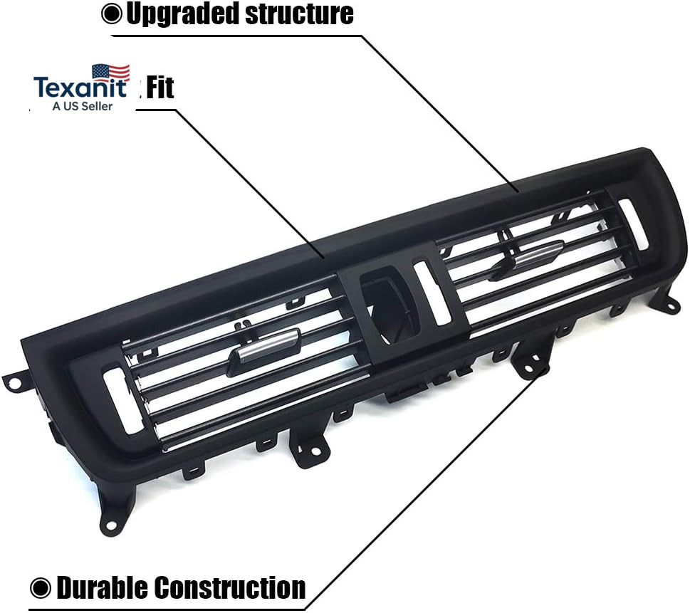 Front Air Grille AC Vent Replacement for BMW 5 Series Interior Central Dashboard
